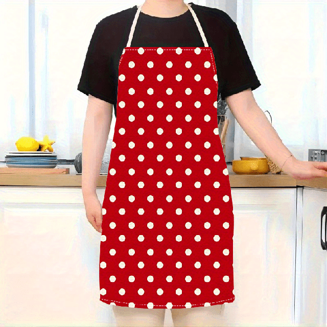 Rdeče-bel pikčasti predpasnik 