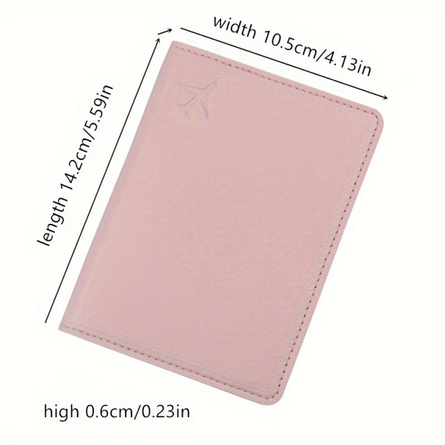 Klasičen bel usnjen ovitek za potni list bele barve 