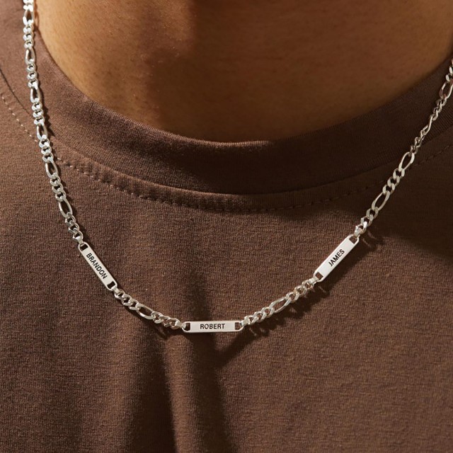 Personalizirana moška verižica z možnostjo do 3 gravur