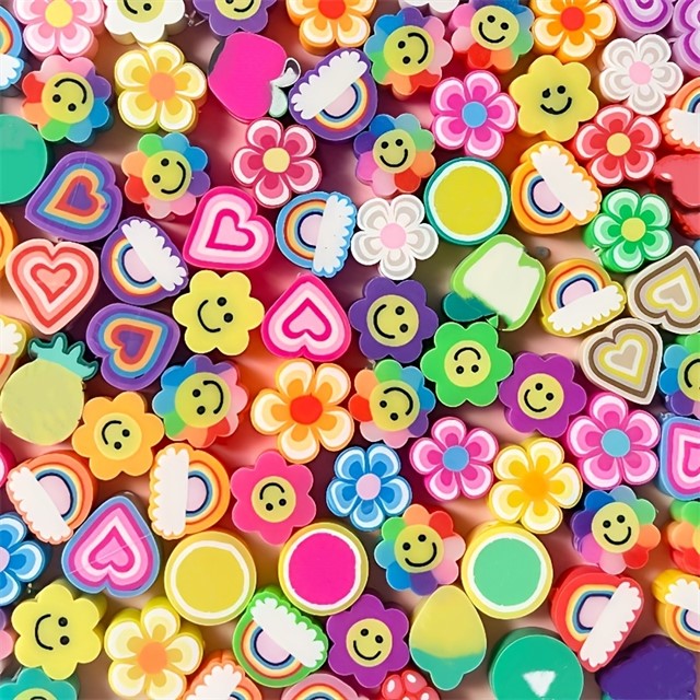 Fimo perle pisani mix – komplet 50 kosov