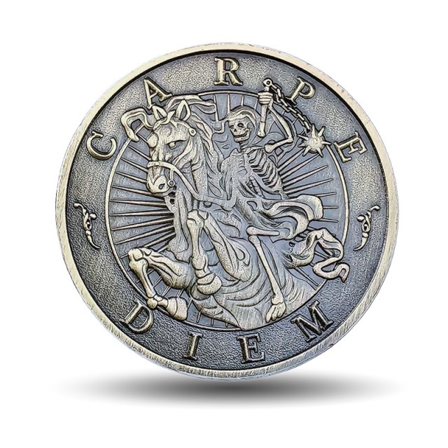 Spominski kovanec – Memento Mori & Carpe Diem