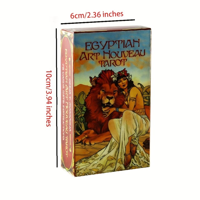 78-delni komplet tarot kart – Egipčanski Art Nouveau tarot