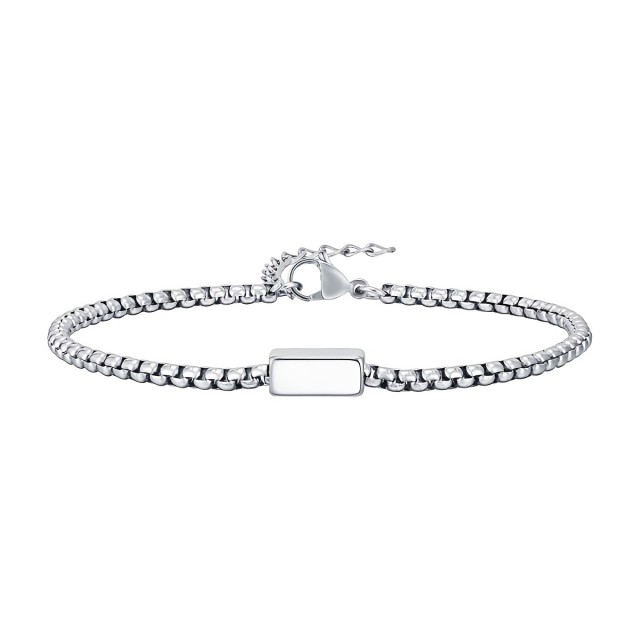 Personalizirana moška zapestnica z možnostjo 3 gravur