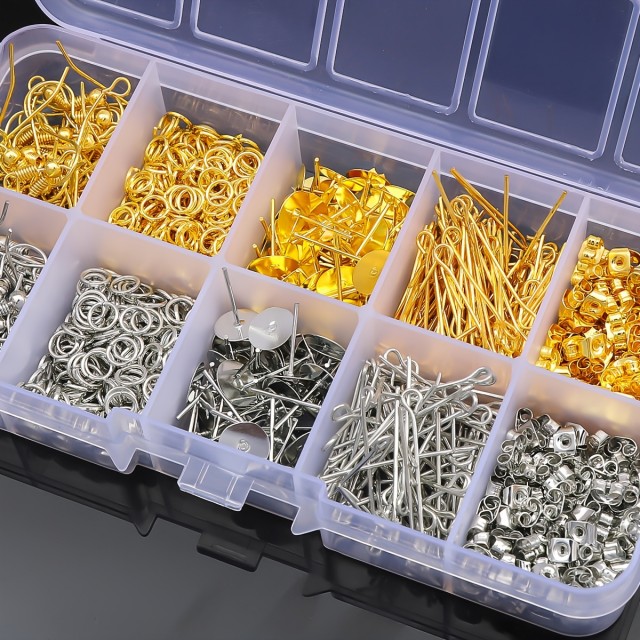 1060-delni komplet za izdelavo nakita – DIY set za uhane in nakit