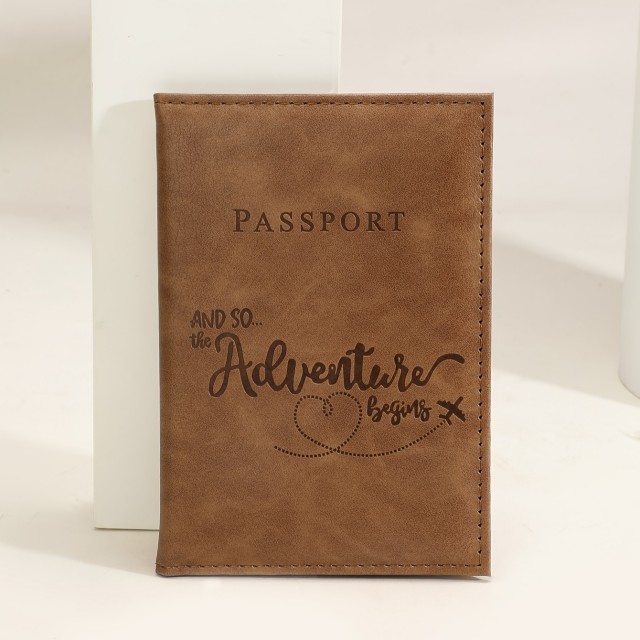 Ovitek za potni list AND SO THE ADVENTURE BEGINS 4 barve