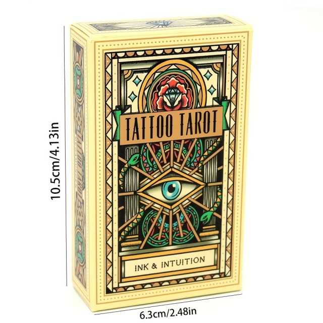 Tattoo Tarot komplet 78 kart