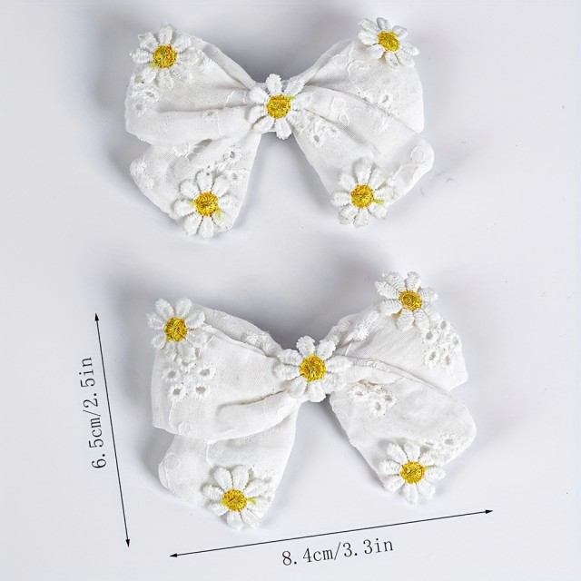 Čudovita sponka za lase z marjeticami