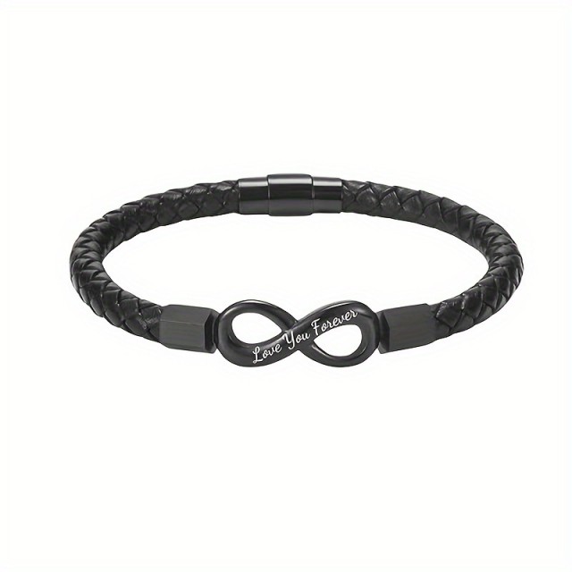 Personalizirana zapestnica neskončnost in gravura po želji