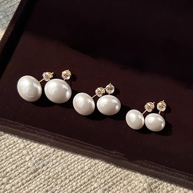 Komplet 3 parov s perlicami 