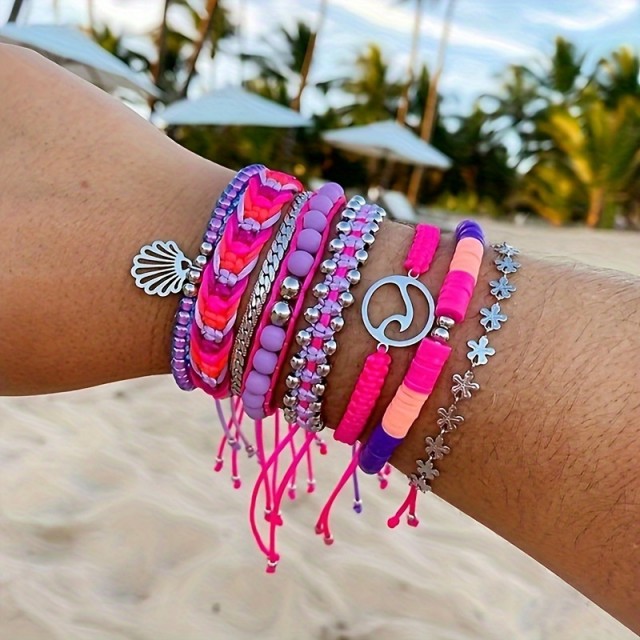 7-delni set pisanih zapestnic