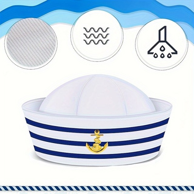 Mornarska kapa navtični stil