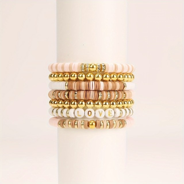 Komplet 4000 kosov polimernih glinenih kroglic za izdelavo nakita