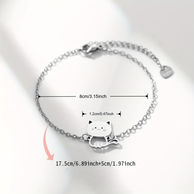 Prikupna zapestnica v srebrni ali zlati barvi z muco