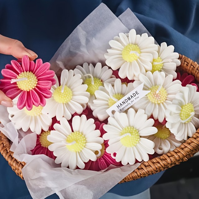 Silikonski model v obliki marjetice