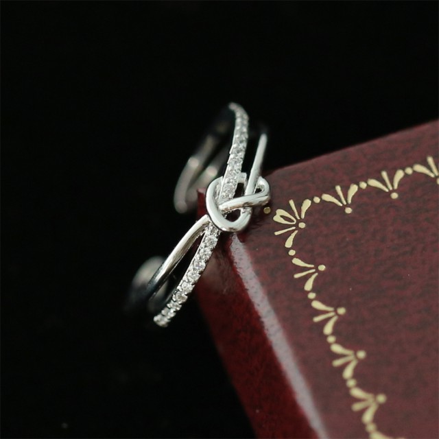 Ženski elegantni vintage prstan z neskončnim vozličem 2 barvi