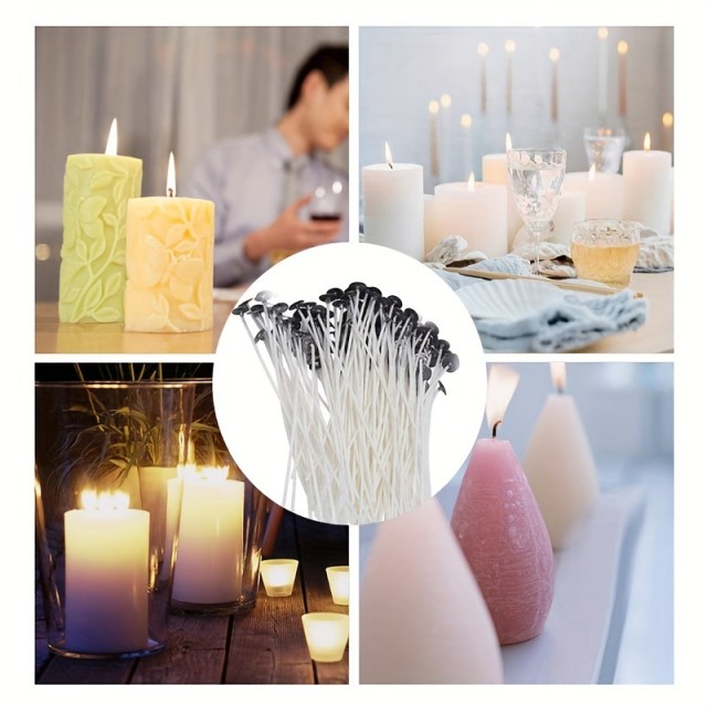 Komplet 100 stenjev za sveče dolžine 9cm