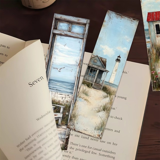 Komplet 32 vintage navtičnih knjižnih kazal