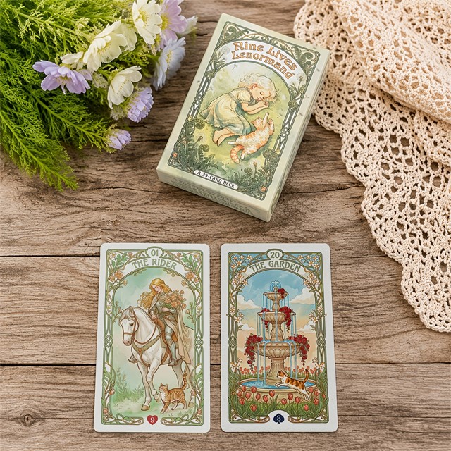 Lenormand karte Devet življenj – 39 kart
