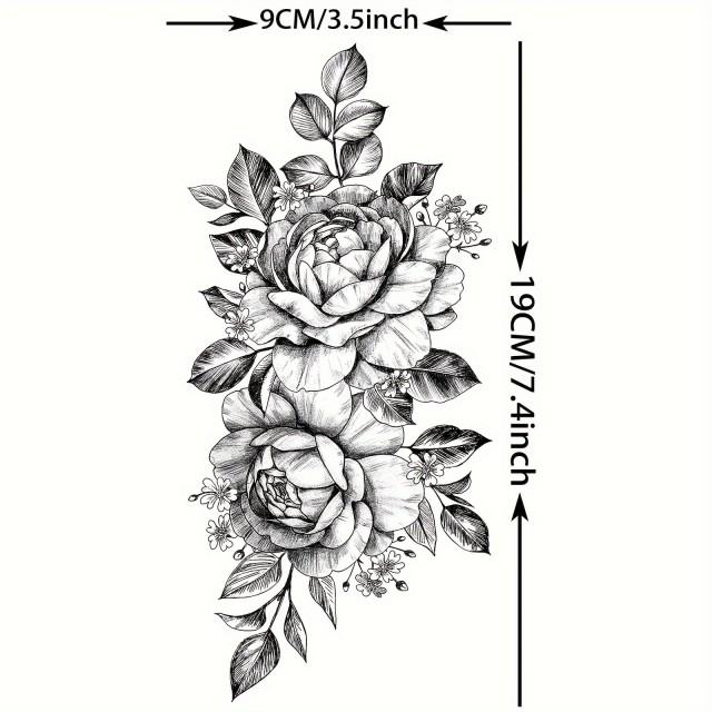 Začasna tatu nalepka z motivom potonike