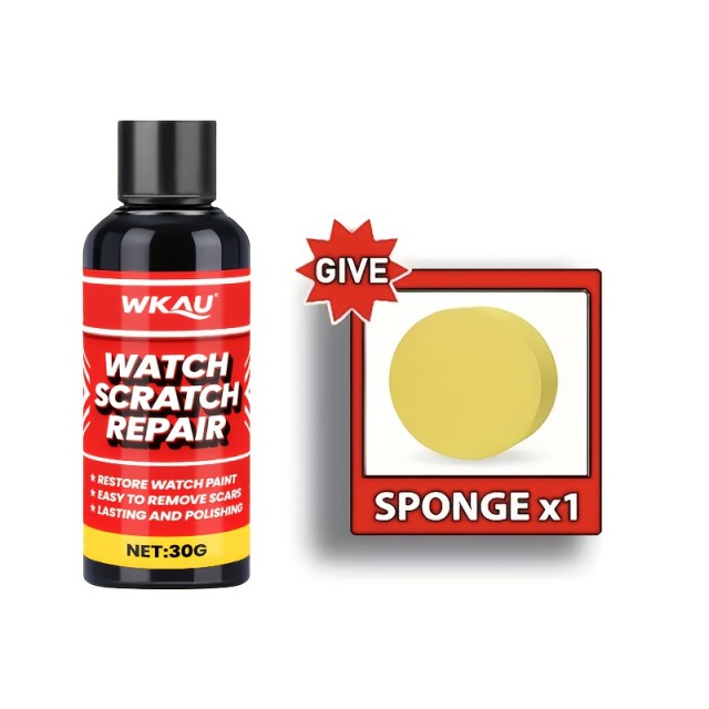 Krema za hitro poliranje prask – Obnova ur, nakita in kovinskih površin (30 g + gobica)