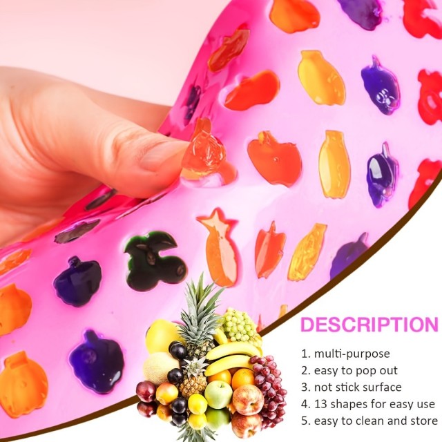 Silikonski model z motivom sladkarij za dekoracijo svečk mil tort