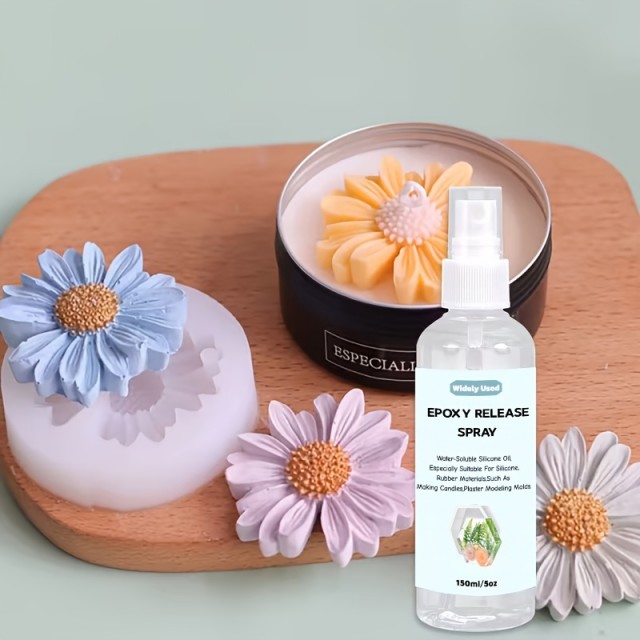 Ločilni sprej za kalupe mil sveč epoksi smole 2X 150 ml + 2 čopiča 