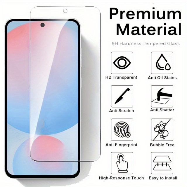 3 kosi visoko ločljive prozorne zaščitne folije za zaslon Samsung Galaxy S24