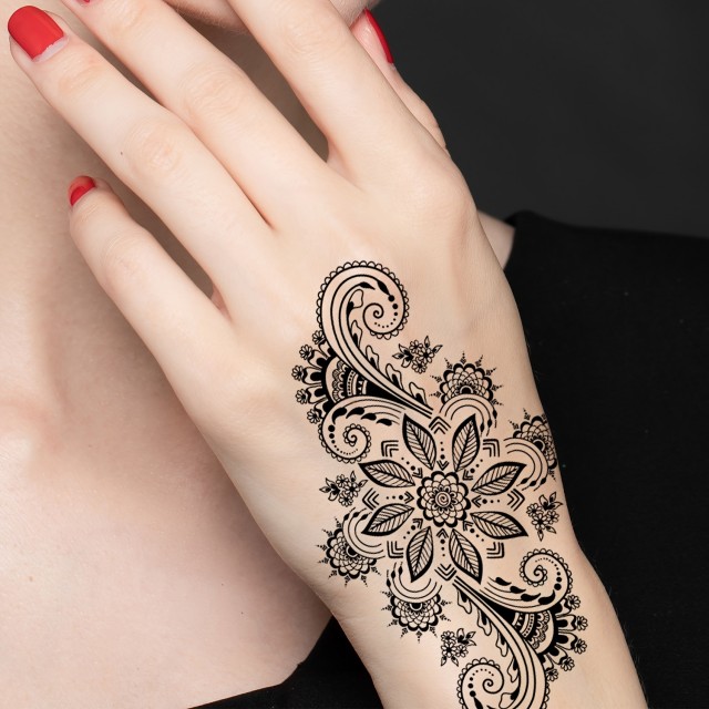 Komplet 30 orientalskih tatu nalepk TC-H01