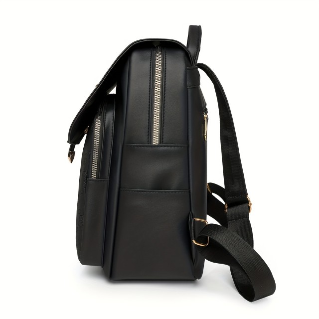 Eleganten ženski nahrbtnik z zlatimi detajli