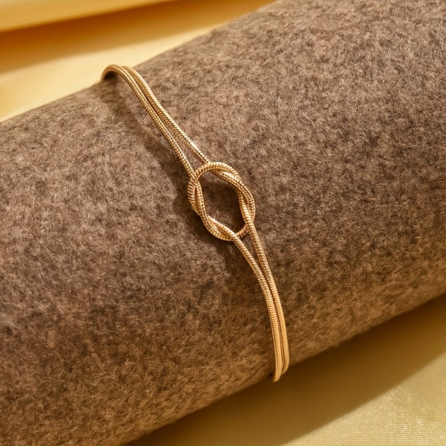 Komplet ZANJO in ZANJ z vozlom ljubezenski zapestnici