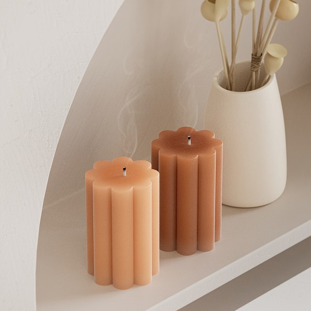 Komplet 8 silikonskih kalupov za sveče 