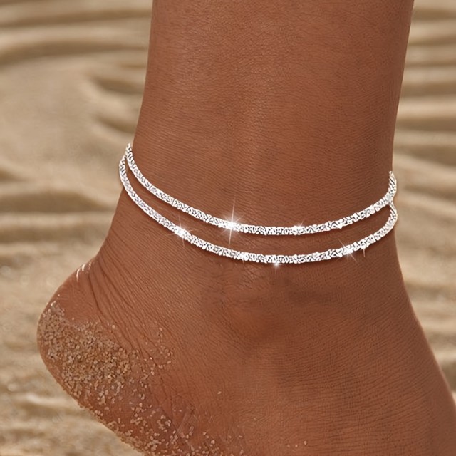 Komplet 2 elegantnih zapestnic za nogo 