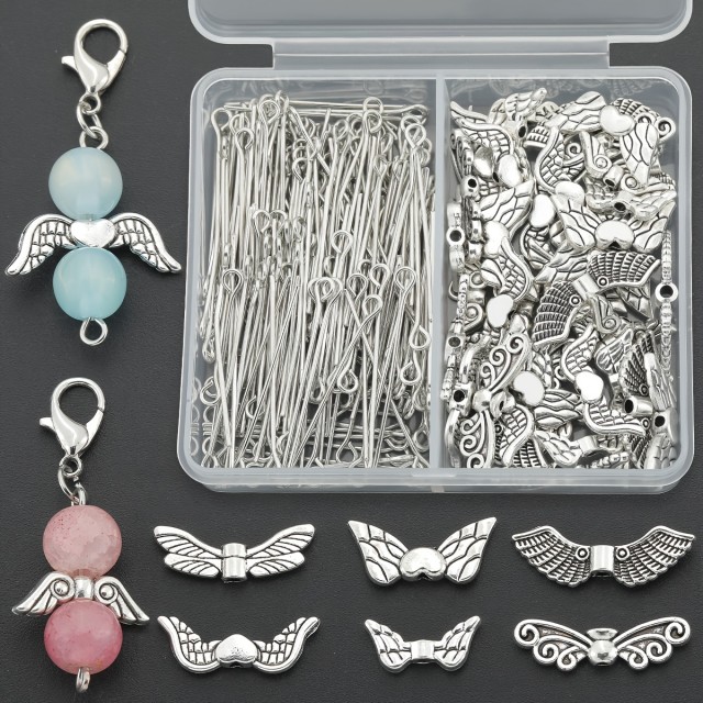 Komplet za izdelavo obeskov za ključe – 150 kosov