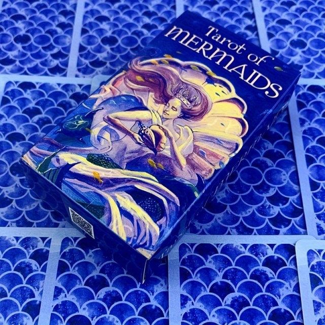 Komplet 78 tarot kart MORSKE DEKLICE