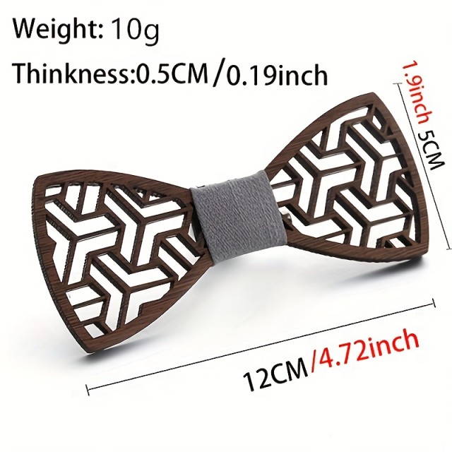 Retro temni leseni metuljček