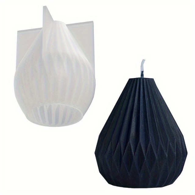 3D Silikonski kalup za izdelavo sveč v obliki hruške