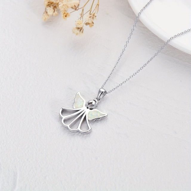 Ogrlica z angelskim obeskom nerjaveča