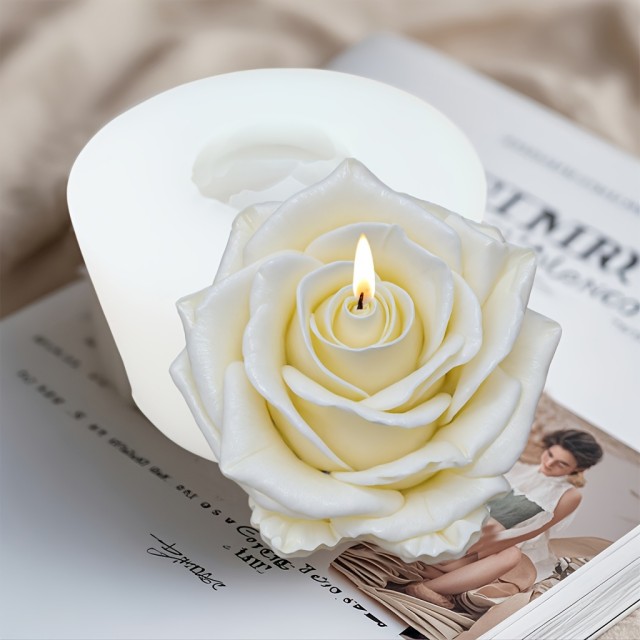  3D silikonski model cvetoče vrtnice 