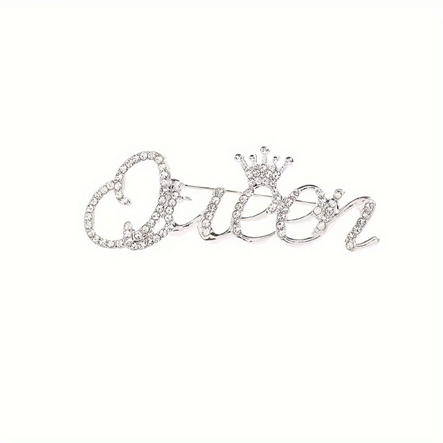 Elegantna broška QUEEN 2 barvi