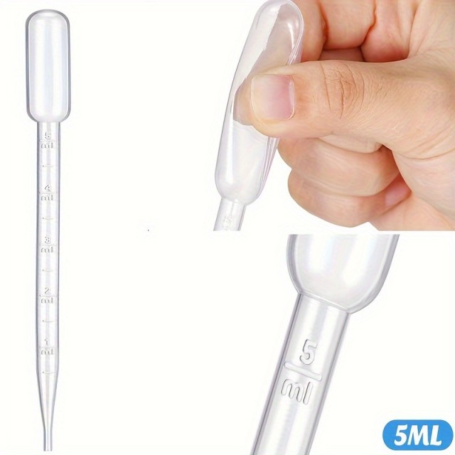 Komplet 10 plastičnih kapalk za sveče 2ml 