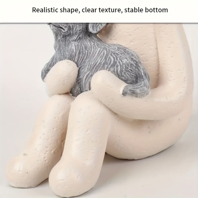 Cvetlični lonček SRAMEŽLJIVA VILA S KUŽKOM