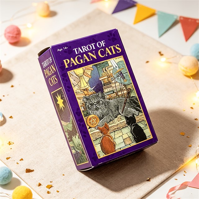 Tarot karte poganskih mačk – 78 kart