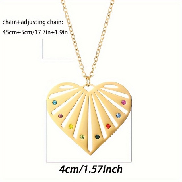 Personalizirana ogrlica s srčkom in možnostjo do 8 gravur