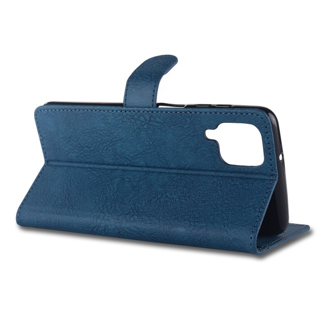 Ovitek za mobilni telefon iz umetnega usnja moder (Samsung Galaxy A36)