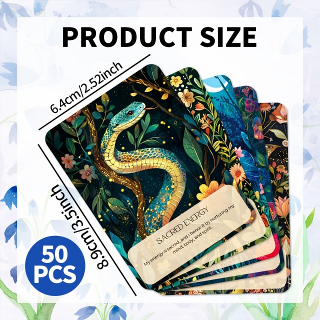 Komplet 50 motivacijskih kart ŽIVALI