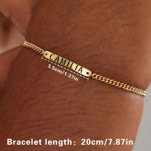 Personalizirana zapestnica z možnostjo gravure po želji