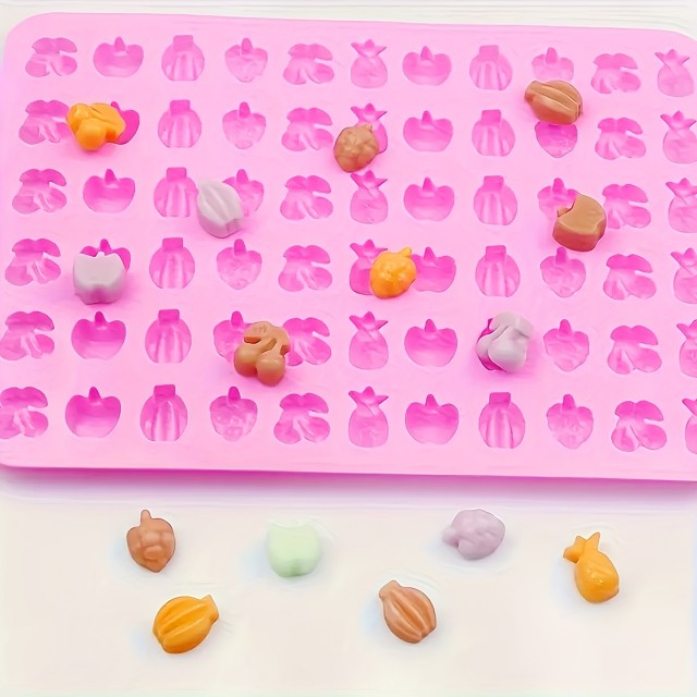 Silikonski model z motivom sladkarij za dekoracijo svečk mil tort