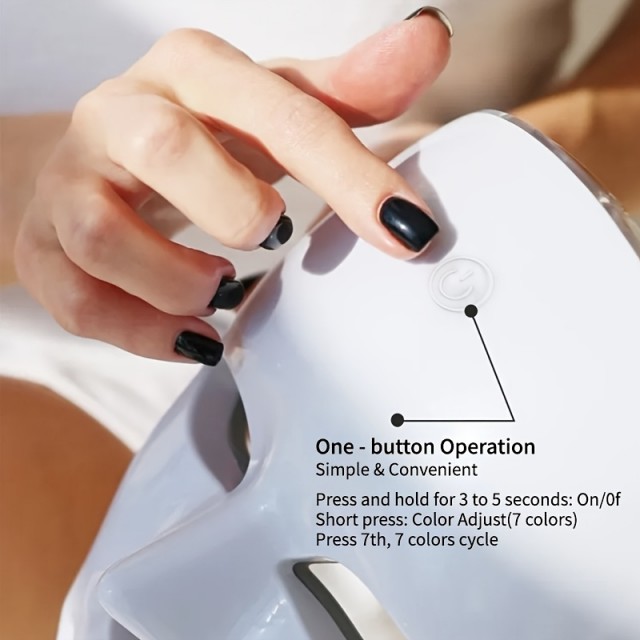 LED svetlobna maska za obraz – 7 barvna terapija