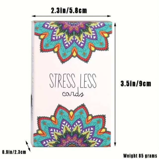 Karte za sprostitev - 50 vaj za meditacijo in sprostitev - Pomaga pri lajšanju stresa in tesnobe