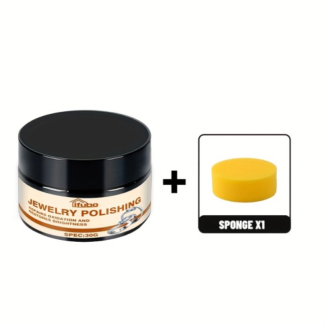 Univerzalna krema za poliranje nakita 30g + goba